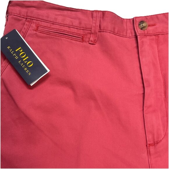 Polo Ralph Lauren Men's size 36 Nantucket Red Relaxed Fit 8" Cotton Chino Shorts - Picture 3 of 11